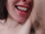 Stinky VERY HAIRY Armpit Camgirl SEXY TALK: Dirty Pheromone Camgirl Slut DOESN'T WANT TO SMELL CLEAN 12/16