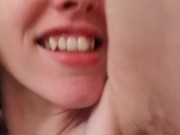 Stinky VERY HAIRY Armpit Camgirl SEXY TALK: Dirty Pheromone Camgirl Slut DOESN'T WANT TO SMELL CLEAN 3/16