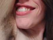 Stinky VERY HAIRY Armpit Camgirl SEXY TALK: Dirty Pheromone Camgirl Slut DOESN'T WANT TO SMELL CLEAN 5/16