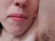 Stinky VERY HAIRY Armpit Camgirl SEXY TALK: Dirty Pheromone Camgirl Slut DOESN'T WANT TO SMELL CLEAN 7/16