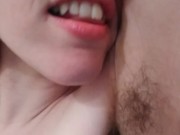 Stinky VERY HAIRY Armpit Camgirl SEXY TALK: Dirty Pheromone Camgirl Slut DOESN'T WANT TO SMELL CLEAN 8/16