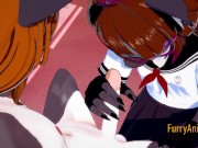 Furry Hentai 3D Yiff - 2 Grey Fox Have Sex in a Couch 5/16