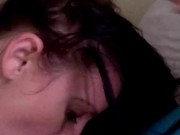 Young Deep Throat with older fat man