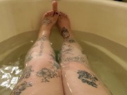 Feet bath tub dildo 2/16