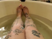 Feet bath tub dildo 4/16