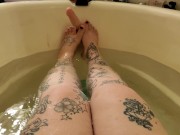 Feet bath tub dildo 9/16