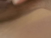 Big horny cock fucking my wet pussy and covering his pre cum on my pussy lips while I rub my clit 3/16