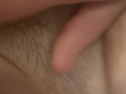 Big horny cock fucking my wet pussy and covering his pre cum on my pussy lips while I rub my clit 6/16