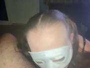 PAIN DOLL LICKS PEGGING DILDO CLEAN  2/16