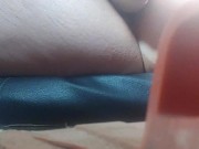 Slutty bbw sloppy loose pussy gapes open while masterbating for camera 1/16