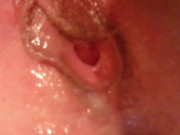 Hot Mess! Showing my fucked pussy to hubby when i get home. 9/16