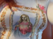 Blasphemy in Italian and public flashings in a real cemetery then I go home and ... 9/16