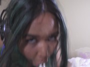 Chubby Nerd Zoey puts Dick Deep down her Thoat 3/16