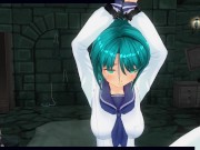 3D HENTAI BDSM The mistress took the schoolgirl to the basement to bring to orgasms (PART 2) 1/16