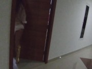 NAKED in Rain Coat return to my Hotel Room 15/16