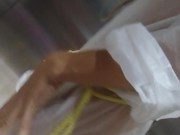 NAKED in Rain Coat return to my Hotel Room 7/16