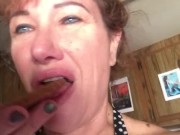 We are helping bake cookies in the kitchen! Make some icing for me?  15/16