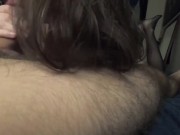 “I’M GONNA CUM ALL OVER THOSE TOES” HOT TEEN GIVES BLOWJOB AND FOOT JOB 3/16