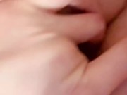 Baby mama playing with herself until daddy comes home  11/16