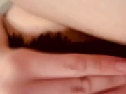 Baby mama playing with herself until daddy comes home  15/16