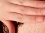 Baby mama playing with herself until daddy comes home  16/16