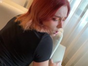 Трахнул Рыжую Незнакомку на Отдыхе и Накончал в Рот 10/16