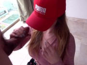 Teen girl loves sex and cum in pussy! Creampie 5/16