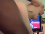 Filling my little pussy up with his big dick while I touch my toes 6/16