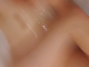 Petite teen with perfect nipples teases from her bubble bath  16/16