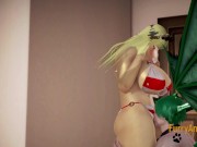 Furry Hentai 3D Yiff - Dragon Human & giraffe with big boobs hard sex 3/16