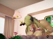 Furry Hentai 3D Yiff - Dragon Human & giraffe with big boobs hard sex 5/16
