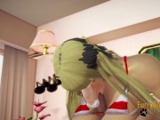 Furry Hentai 3D Yiff - Dragon Human & giraffe with big boobs hard sex 6/16