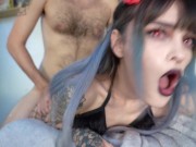 Horny Hairy Succubus Demon Halloween Cosplay 7/16