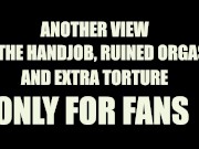 Amateur CFNM Femdom Handjob. Feet Tickling Torture. He has 4 minutes to cum or I'll Fuck his Asshole 16/16