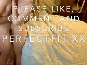 World's comfiest sex on giant cushion! Boyfriend makes girlfriend cum twice! 1/16