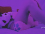 Amateur asian teen Humping bunny plushie fuck until orgasm webcam girl uncensored 15/16