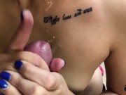 Girlfriend Sensual Blowjob and Doggy Fucking near Window - Smoking 15/16