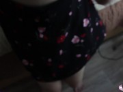 Sensual Closeup Blowjob - Cum on Tits 4/16