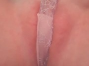 Japanese Teen Lace Panties Showing Tight Pussy And Tits Dry Humping POV 10/16