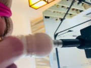 Diablo Kink in Japanime School Girl Outfit with Fuck Machine and Sex Swing 9/16