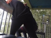 British Amateurs Fuck Outside and Get Caught (with CIM) 13/16