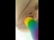 Slut got horny durimg shower 6/16