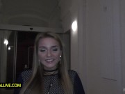 Fit Tan Blonde with Big, Round Bubble Butt is Born to Do Porn! 3/16