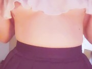 えっちな水着とバイブで腰振り乳首オナニー 1/16