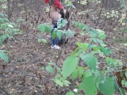  one girl pissed in the forest and how the second girl gave her cunnilingus 6/16