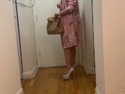 Exposing my nude body in front of the delivery person / Nude Arab 13/16