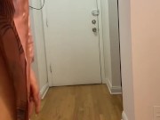 Exposing my nude body in front of the delivery person / Nude Arab 4/16