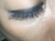 Watch me lick and eat every drop of cum (slow motion facial and cum swallow) 13/16