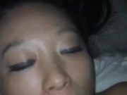 Watch me lick and eat every drop of cum (slow motion facial and cum swallow) 16/16