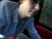 My Fuck in car for money with horny stranger (Free 14/16